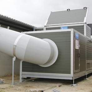 Wolters gaat werken met mestbeluchting via een Agrosupply warmtewisselaar.