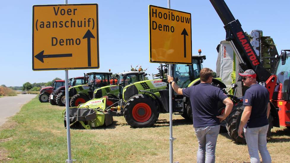 De agrarische beurs voor Oost-Nederland trok op de eerste dag niet de meeste bezoekers omdat het warm was. Uniek waren de live (voer)demonstraties in en om de stal van Geertjan Kloosterboer te Oxe bij Deventer.