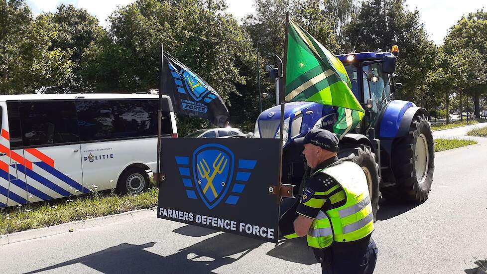 Archiefbeeld: FDF-coördinator Rutger van Lier komt, met toestemming, als enige met de trekker naar het protest in De Bilt.
