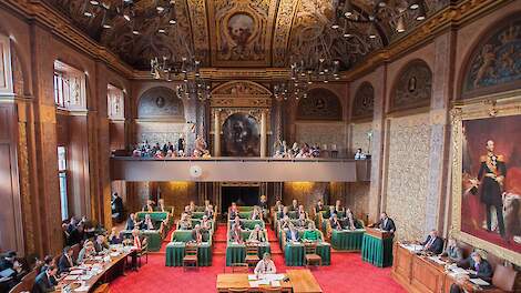De Eerste Kamer in zitting