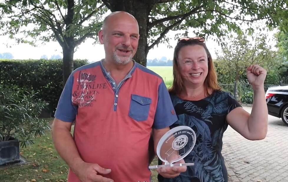 Henk en Daniëlle Vuulink sleepte 96 punten binnen voor hun truffelkaas.