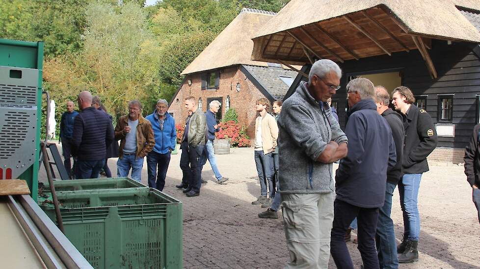 Voorheen werd op dit bedrijf appelsap geperst.