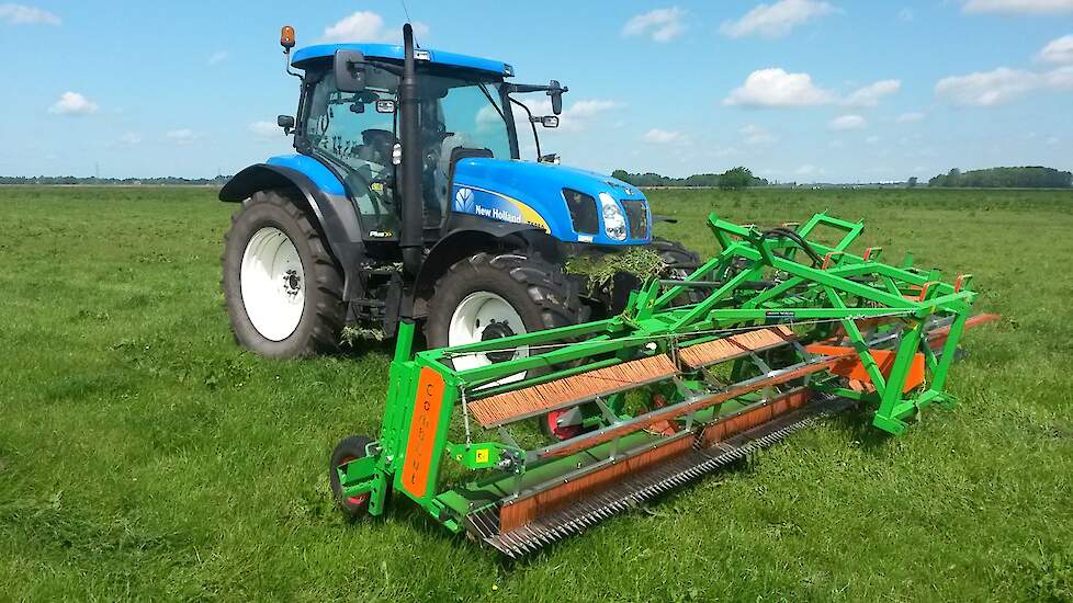 Combcut selecteert onkruid op basis van plantstructuur. Hoe kleiner de ruimte tussen de messen, hoe meer onkruiden, maar ook kruiden de machine afsnijdt.