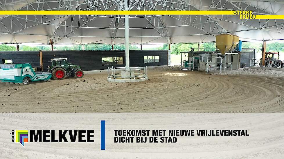 Toekomst met nieuwe vrijlevenstal dicht bij de stad