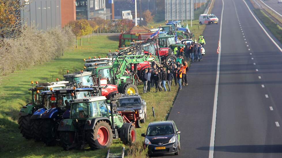 Univé toont alleen coulance bij schadegevallen bij georganiseerd protest, zoals hier tijdens een eerdere demonstratie.
