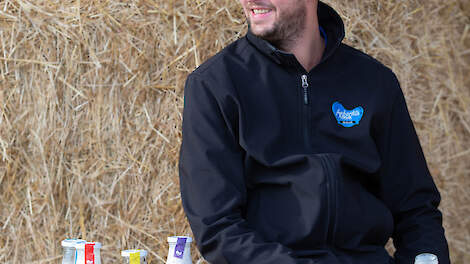 Melkveehouder Dirk Pullens.