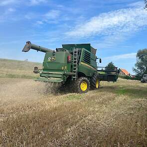 Met ruim 9 ton aan opbrengst per hectare is Wall tevreden.