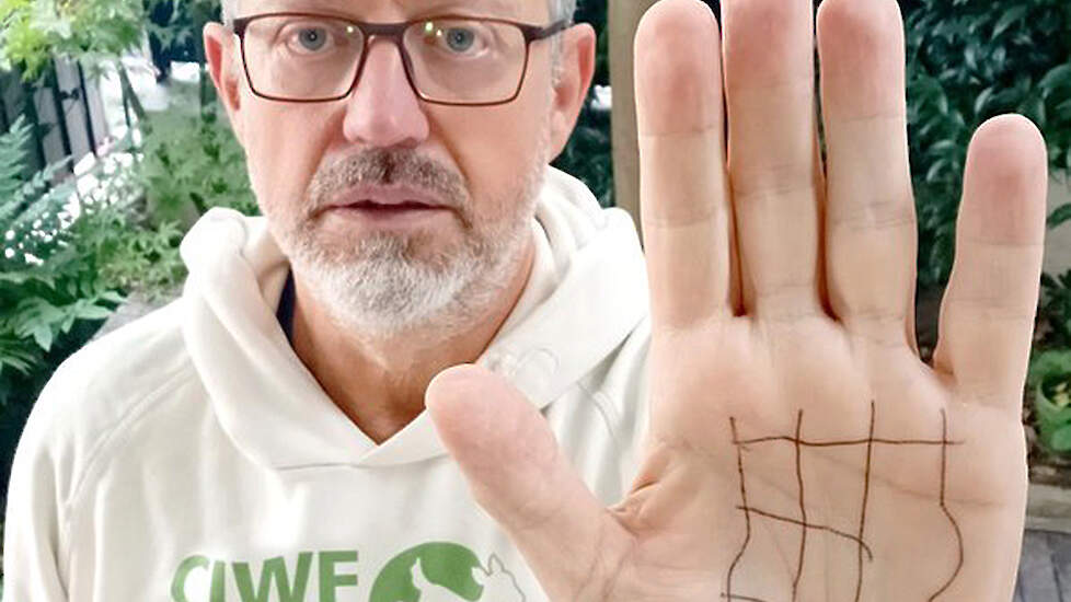 Symbool voor kooiverbod