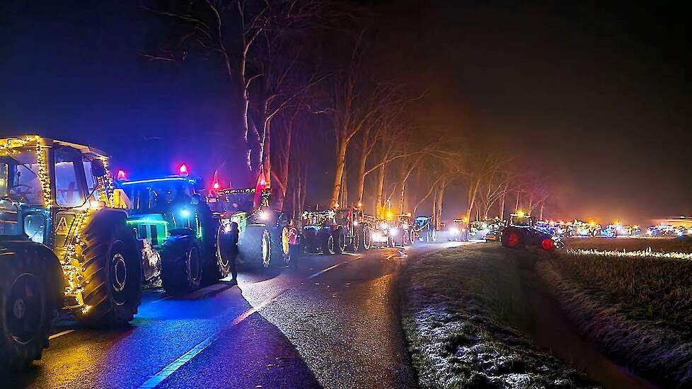 Een beeld van de tocht van vorig jaar.