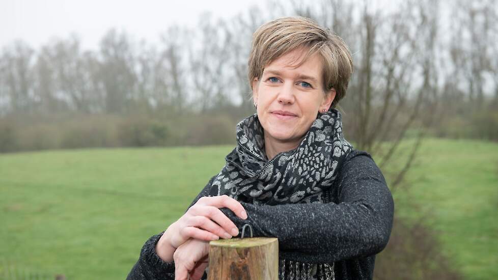 Voorzitter Linda Verriet van de Producenten Organisatie Varkenshouderij (POV).
