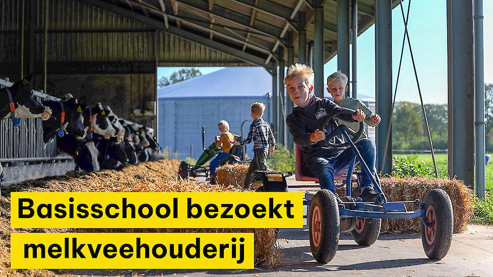 Basisschoolkinderen de boer op in Zelhem: 'Met leuke activiteiten meer leren over voedsel'