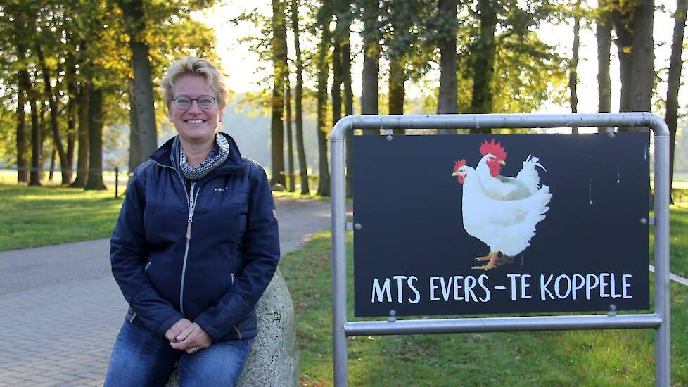 BBB Overijssel-fractieleider Carla Evers heeft een pluimveebedrijf.