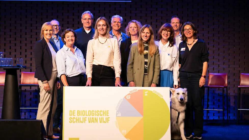 De lancering van de 'Biologische schijf van Vijf'