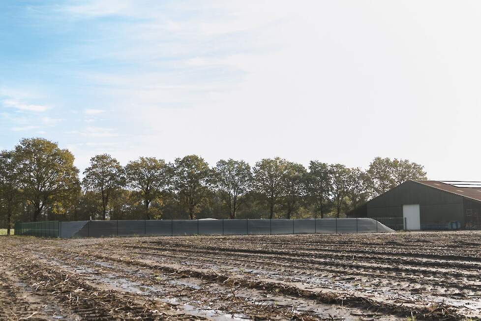 Mestopslag gaat op in het landschap