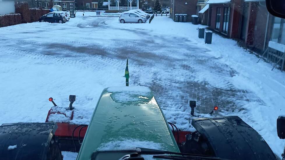 Boeren in Wijchen en Druten vanmiddag weer in actie als sneeuwschuivers