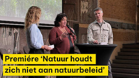 Premi&egrave;re 'Natuur houdt zich niet aan natuurbeleid' bij provinciehuis Gelderland