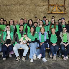 Het team dat de Campina-dag organiseerde in Oostburg (ZL)