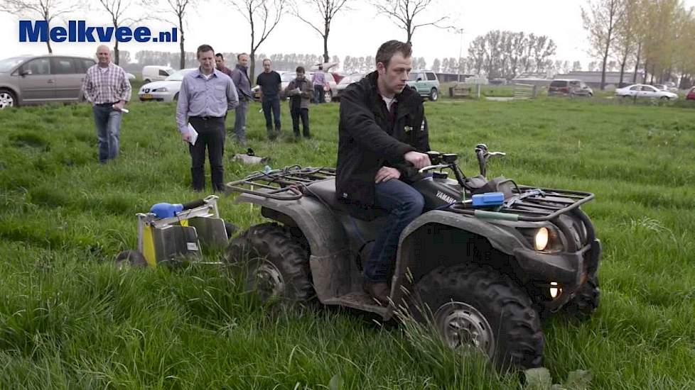 C-Dax grashoogtemeter in actie